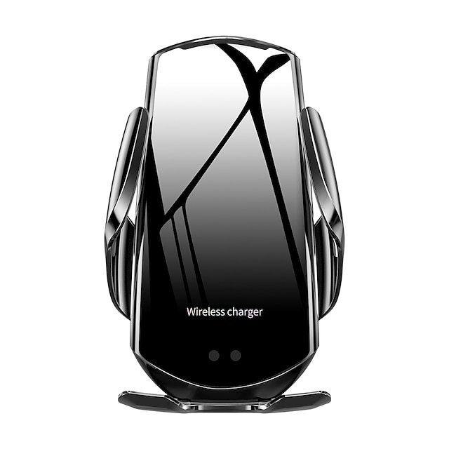  q6 trådløs biloplader hurtigopladning auto-klemmende biltelefon holder montering bil luftventil holder kompatibel med iphone 14/13/12/12promax/xs/xr/x/8/8 samsung s22/s21 lg huawei google pixel
