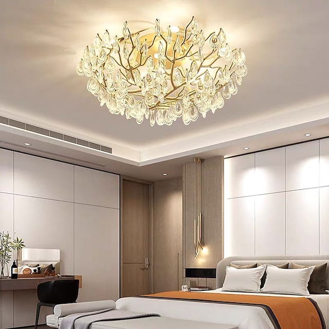 60 80 Cm Luxury Crystal Chandelier, What Size Chandelier For 60 Inch Tablet