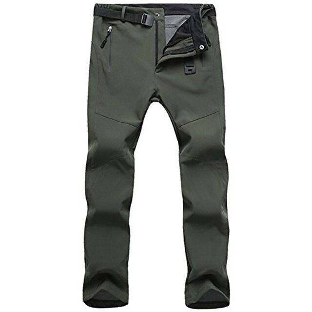 outdoor sportswear water resistant hiking pants breathable soft shell ski pants punch trousers for men3