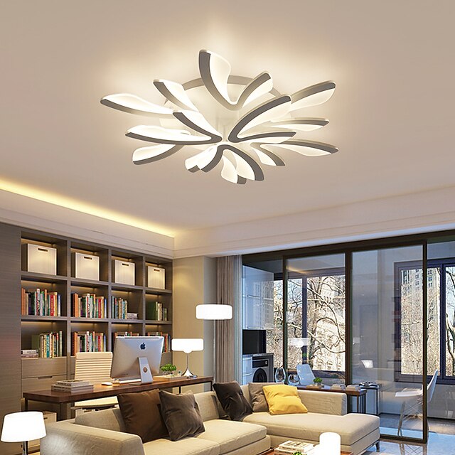 LED Dimmable Ceiling Light Modern Dandelion Nordic Style Acrylic ...