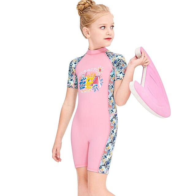 Sports & Outdoors Surfing, Diving & Snorkeling | Dive&Sail Girls Rash Guard Dive Skin Suit UV Sun Protection UPF50+ Breathable S