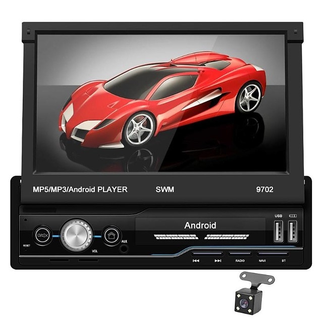  9702 1Din Android 10.0 Car Radio with 4 led camera 7