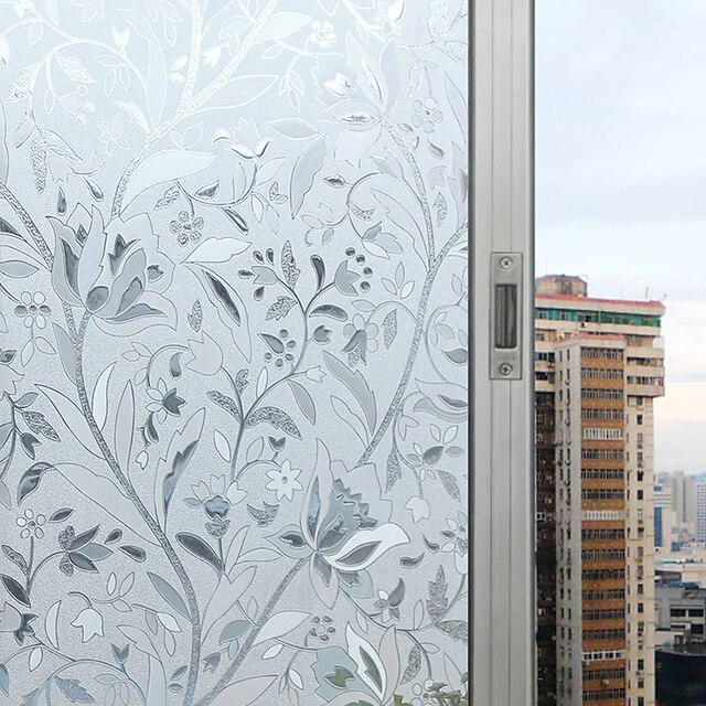 Glass Window Film Window Film Stickers Decoration Floral PVC / Vinyl