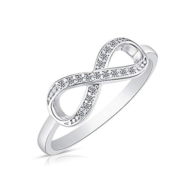  Кольцо Forever Infinity из стерлингового серебра 925 пробы с cz (размер кольца сша)