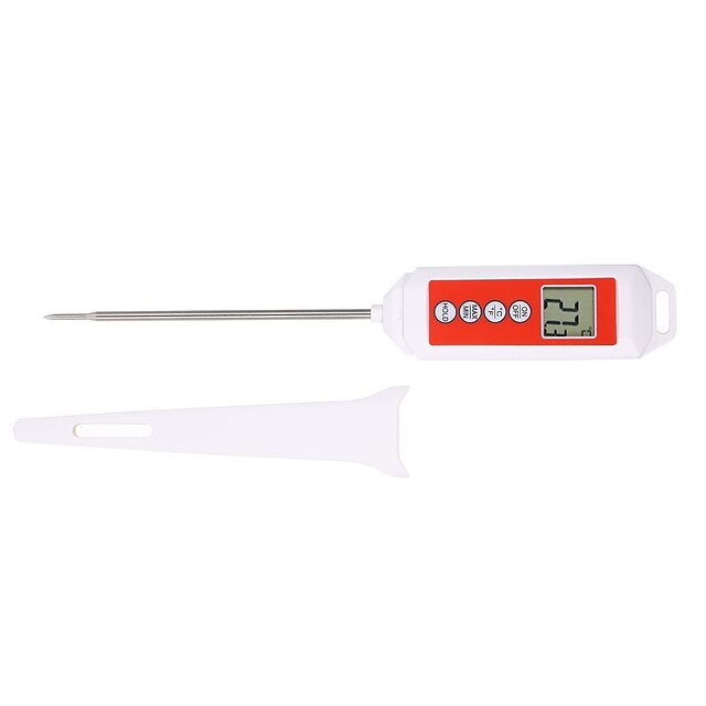  Electronic Digital Thermometer Probe BBQ Cooking Meat Food Temperature Tester High Accuracy with LCD Display Temperature Gauge Kitchen Tools