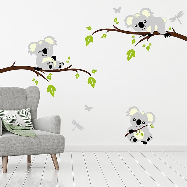 Home & Garden Home Decor | Branch Koala Printing Removable Personalized Wall Stickers Living Room Bedroom Kids Room Background W