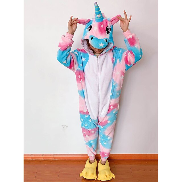 Toys & Hobbies Cosplay & Costumes | Kids Adults Camouflage Kigurumi Pajamas Nightwear Unicorn Flying Horse Onesie Pajamas Flanne