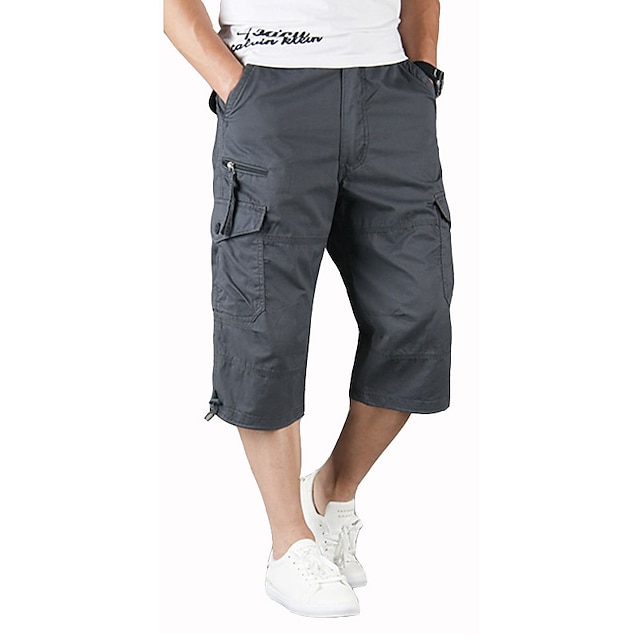 tactical shorts men casual 3/4 shorts for men cargo pants breathable ...