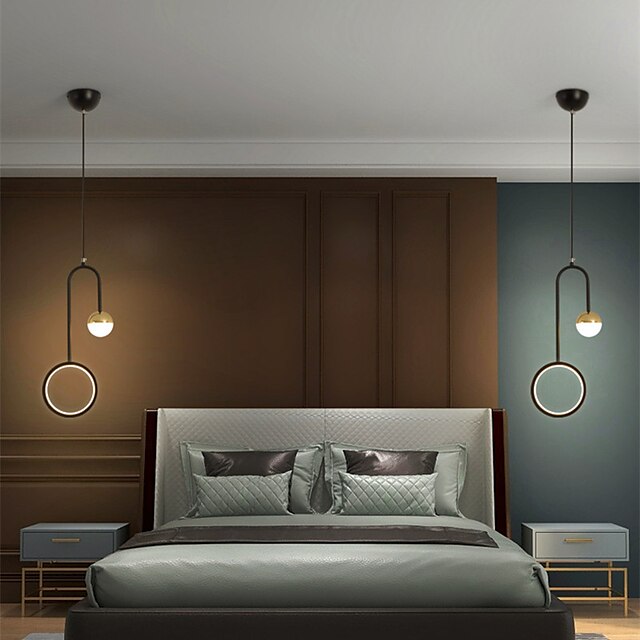 Lights & Lighting Pendant Lights | 21cm LED Pendant Light Modern Nordic Circle Ring Simple Corridor Corridor Bedroom Living Room