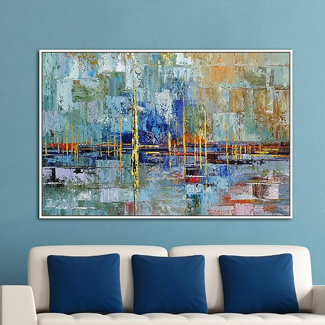 Mintura Large Size Hand Painted Abstract Oil Painting on Canvas Modern ...