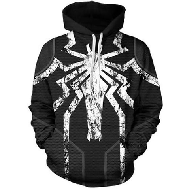 Mens Clothing Mens Hoodies & Sweatshirts | venom mens hooded sweatshirt (small, pullover) - UB27324