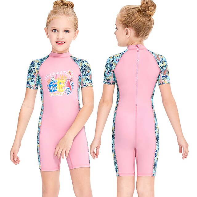 Sports & Outdoors Surfing, Diving & Snorkeling | Dive&Sail Girls Rash Guard Dive Skin Suit UV Sun Protection UPF50+ Breathable S