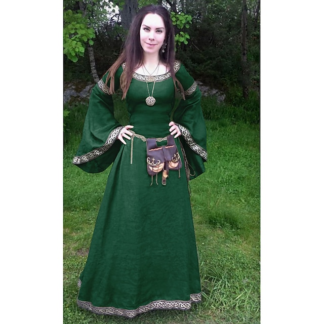 Outlander Plus Size Classic & Timeless Medieval Cocktail Dress Vintage ...