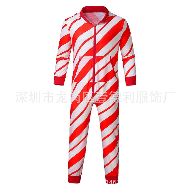 Toys & Hobbies Cosplay & Costumes | ladies pyjamas set christmas printed santa costume hooded onesies for women xmas jumpsuit re