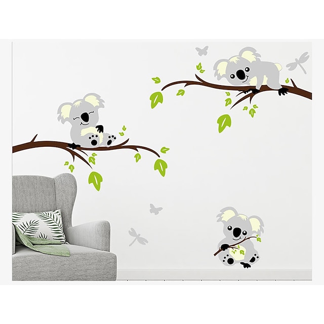 Home & Garden Home Decor | Branch Koala Printing Removable Personalized Wall Stickers Living Room Bedroom Kids Room Background W