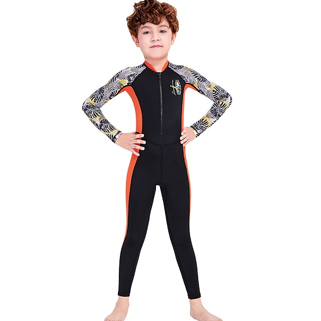 Sports & Outdoors Surfing, Diving & Snorkeling | Boys Girls Rash Guard Dive Skin Suit UV Sun Protection Breathable Quick Dry Ful