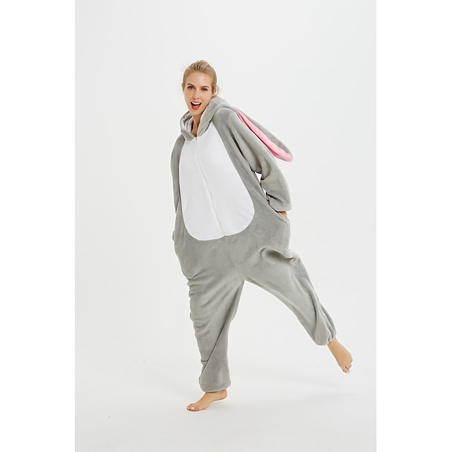 Toys & Hobbies Cosplay & Costumes | Kids Adults Kigurumi Pajamas Nightwear Camouflage Rabbit Bunny Onesie Pajamas Flannel Fabric