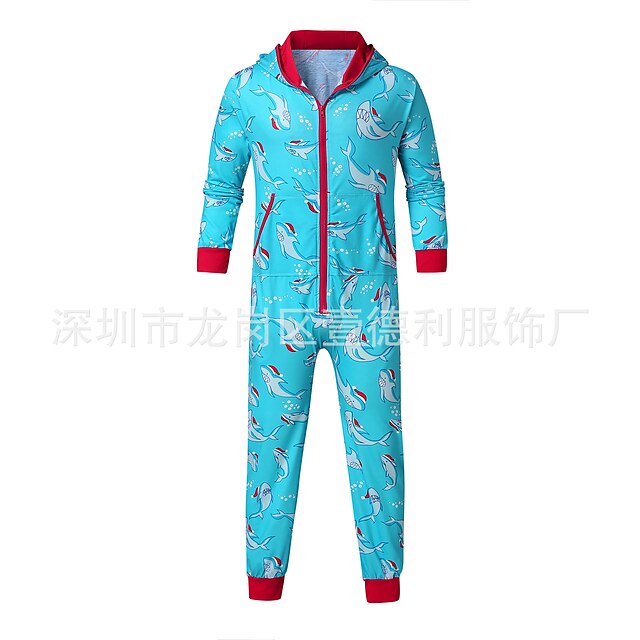 Toys & Hobbies Cosplay & Costumes | ladies pyjamas set christmas printed santa costume hooded onesies for women xmas jumpsuit re