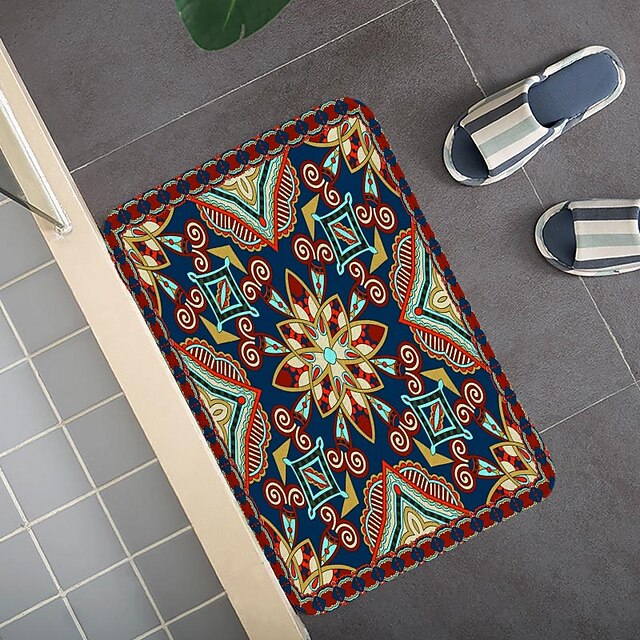 Home & Garden Bath Accessories | Middle Eastern Arabian Wind Pattern Carpet Door Mat Bedroom Living Room Carpet Study Room Carpe