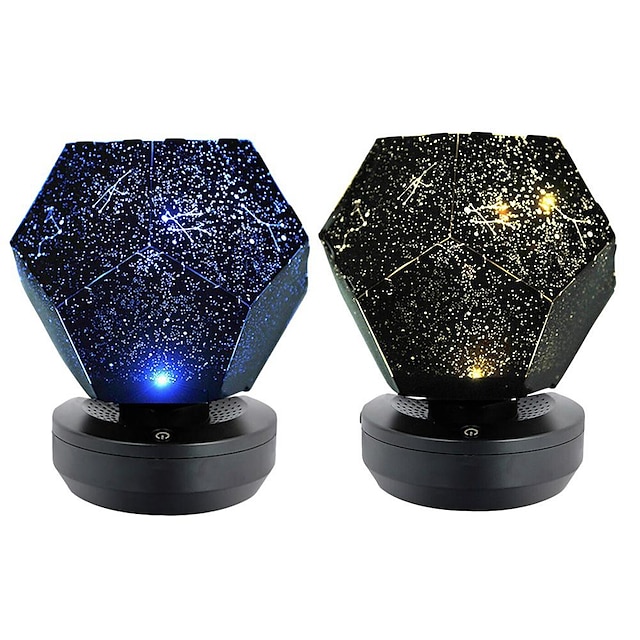  Galaxy Star Starry Projector LED Night Light with Bluetooth Music Player 3 Colors USB Cable Rechargeable Light for Baby Kids Adults Bedroom Decoration Birthday Party