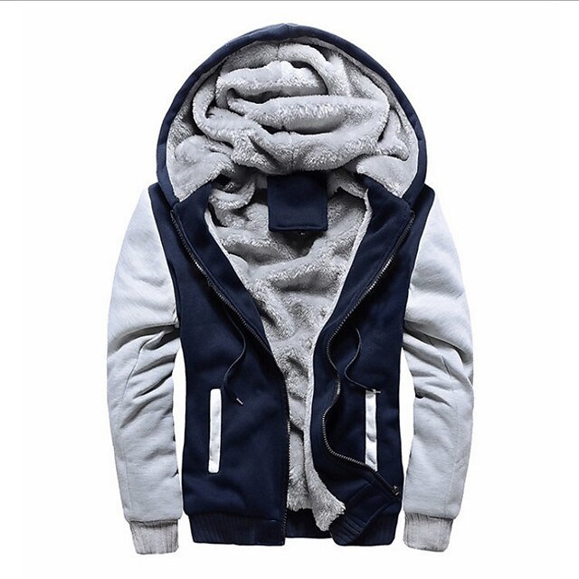 Hombre Tallas Grandes Sudadera Bloques Con Capucha Diario Fin de semana  Casual Sudaderas con capucha Sudaderas Gris Negro Azul Negro 8107697 2022 –  €60.99