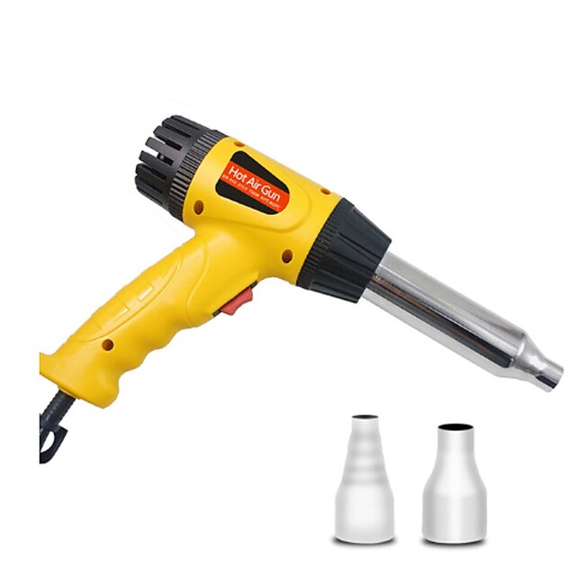  750w Hot Air Gun Heat Gun Adjustable Temperature Welding Gun Auto Plastic Pipe Welding Repair Tool 100-600 Degrees