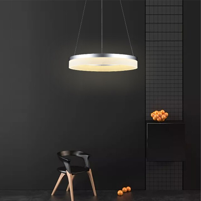  40CM(15.75Inch) LED Pendant Light Metal Acrylic Others Modern Contemporary 110-120V 220-240V