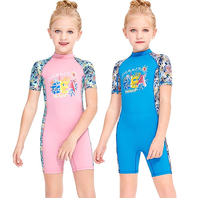 Sports & Outdoors Surfing, Diving & Snorkeling | Dive&Sail Girls Rash Guard Dive Skin Suit UV Sun Protection UPF50+ Breathable S