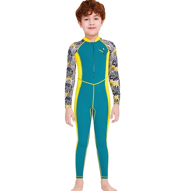 Sports & Outdoors Surfing, Diving & Snorkeling | Boys Girls Rash Guard Dive Skin Suit UV Sun Protection Breathable Quick Dry Ful