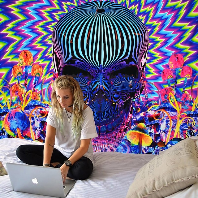 Home & Garden Home Decor | Psychedelic Abstract Wall Tapestry Art Decor Blanket Curtain Hanging Home Bedroom Living Room Decorat