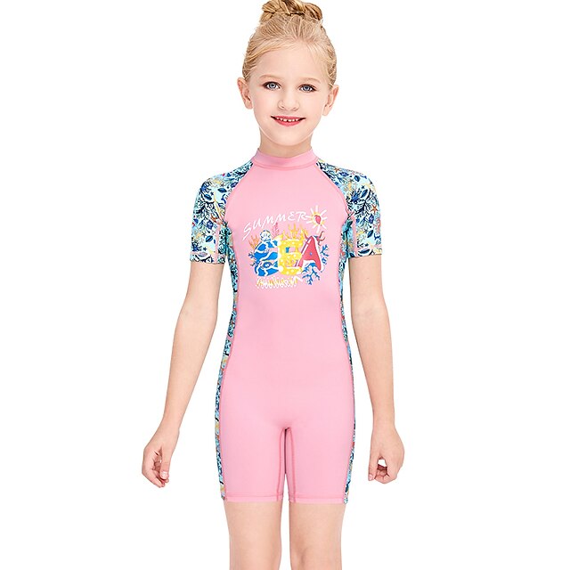 Sports & Outdoors Surfing, Diving & Snorkeling | Dive&Sail Girls Rash Guard Dive Skin Suit UV Sun Protection UPF50+ Breathable S