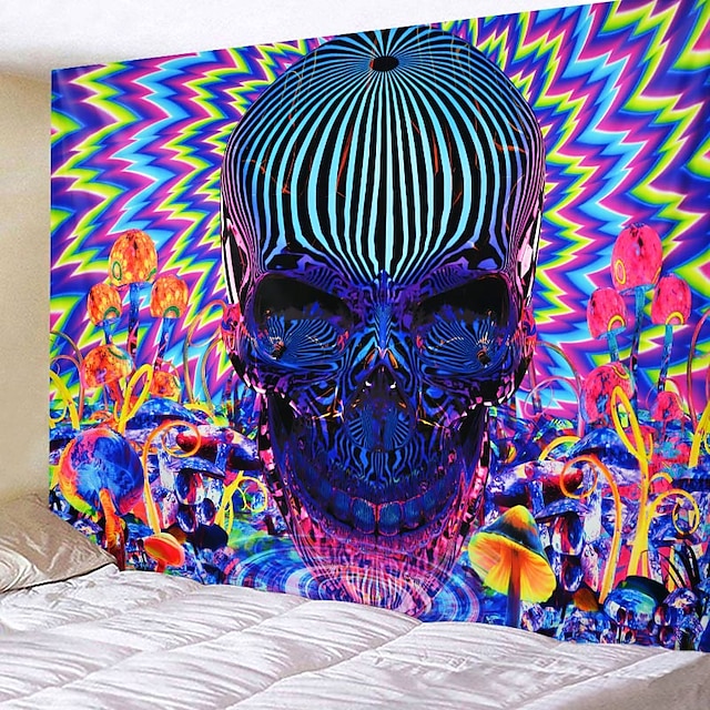 Home & Garden Home Decor | Psychedelic Abstract Wall Tapestry Art Decor Blanket Curtain Hanging Home Bedroom Living Room Decorat