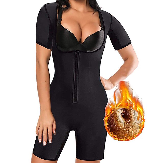 DYUAI Sauna Suit for Women Weight Loss Gym Sweat Suit Slim Sauna Jacket Sweat Pants Sauna Top Long Sleeve Sweat Exercise Workout Training 