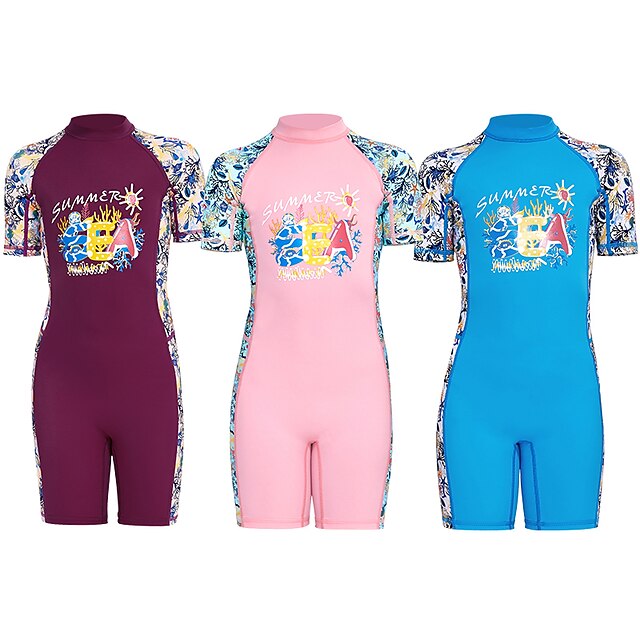 Sports & Outdoors Surfing, Diving & Snorkeling | Dive&Sail Girls Rash Guard Dive Skin Suit UV Sun Protection UPF50+ Breathable S