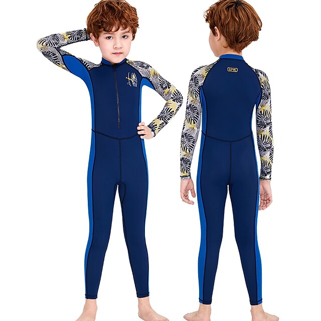 Sports & Outdoors Surfing, Diving & Snorkeling | Boys Girls Rash Guard Dive Skin Suit UV Sun Protection Breathable Quick Dry Ful