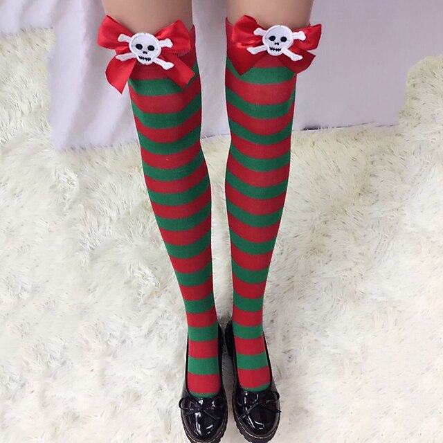 Toys & Hobbies Cosplay & Costumes | Santa Claus Masquerade Womens Adults Costume Party Christmas Christmas Cotton Socks - YO6907