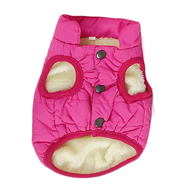  moletom com forro de lã extra quente para cães no inverno para cães pequenos, casacos para cachorros com capuz, vermelho (xs-xxxl)