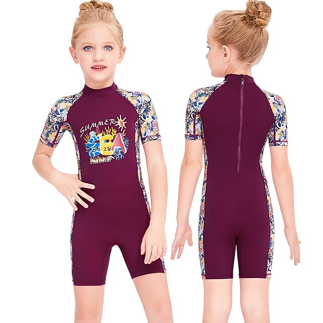 Sports & Outdoors Surfing, Diving & Snorkeling | Dive&Sail Girls Rash Guard Dive Skin Suit UV Sun Protection UPF50+ Breathable S