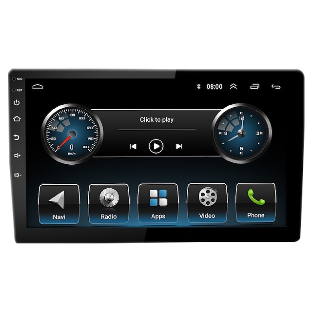  K802 9 inch 2 DIN Android Car MP5 Player GPS / Built-in Bluetooth / WiFi for universal MicroUSB / Bluetooth Support MPEG / AVI / MOV MP3 / WMA / WAV JPEG / GIF / BMP
