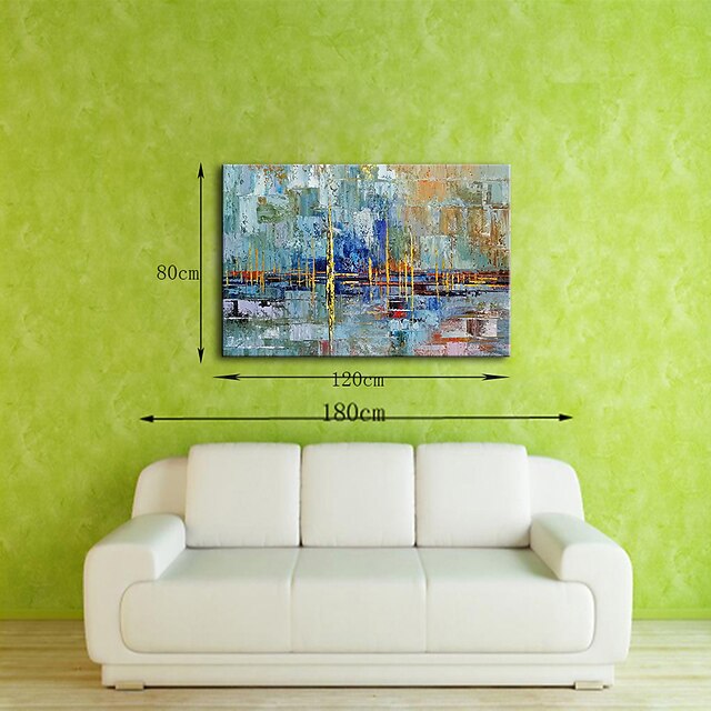 Mintura Large Size Hand Painted Abstract Oil Painting on Canvas Modern ...