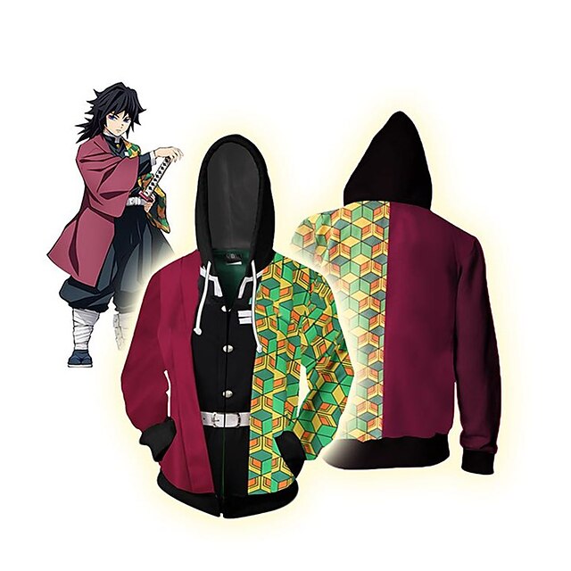 tomioka giyuu moletom com capuz