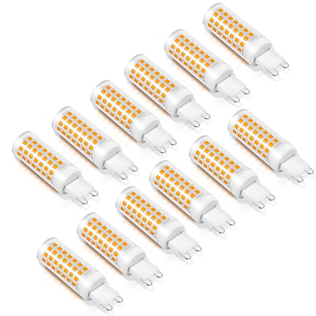  נורת g9 led 60w מקבילה הלוגן 88led נורות בלתי ניתנות לעמעום טבעי לבן חם לבן ללא הבהוב לארון תאורה לבית ארון אמבטיה מטבח ac110v ac220v