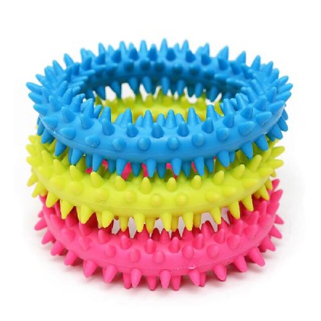  Bide Leker Tannrenseleke Interaktiv trening Interaktive katteleker Morsomme katteleker Kat Hund Hundeleke 3 Elastisk Gummi Gave Pet Toy Pet Play