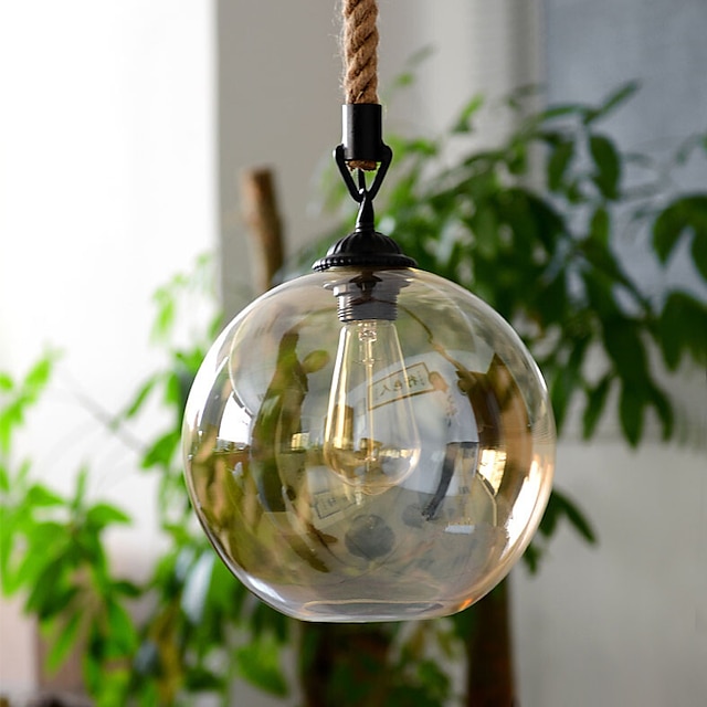 Lights & Lighting Pendant Lights | 20/25/30cm led pendant light modern globe design single design pendant light glass electropla