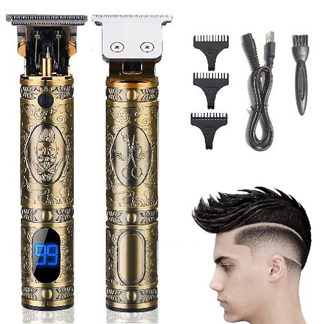 Hair Clippers For Men Hair Trimmer Zero Gapped Cordless Professional Haircut & Grooming Kit for Men Rechargeable LED Display