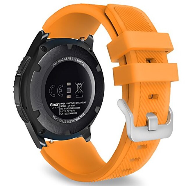  cinturino compatibile con galaxy watch 3 45mm / galaxy watch 46mm / gear s3 frontier / classic / huawei watch gt2 pro / gt2e / gt 46mm / gt2 46mm / ticwatch pro 3, cinturino di ricambio in silicone da