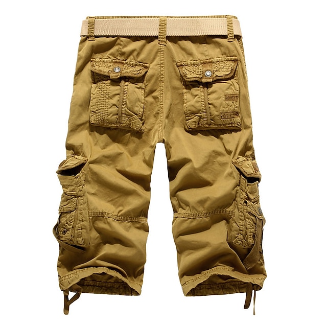 Men's Cargo Shorts Capri shorts Capri Pants Hiking Shorts Zipper Multi ...