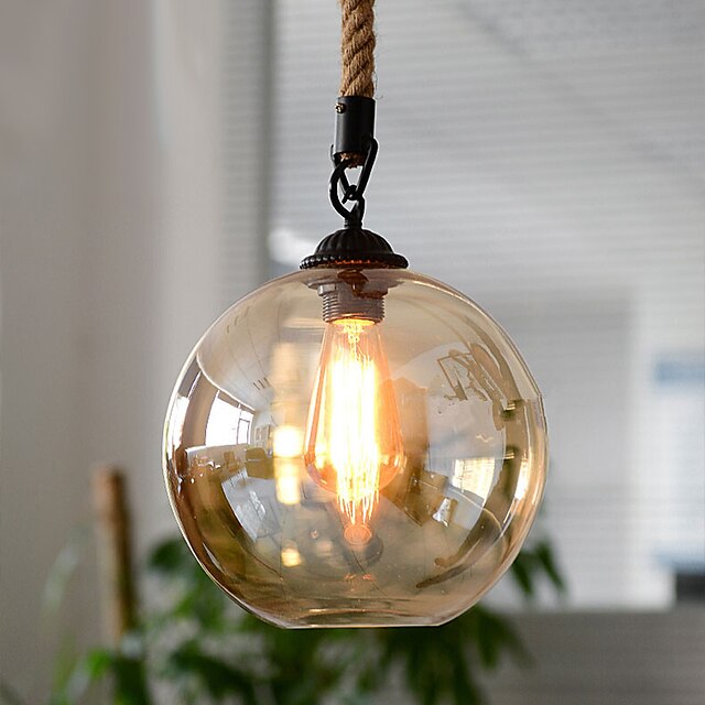 Lights & Lighting Pendant Lights | 20/25/30cm led pendant light modern globe design single design pendant light glass electropla