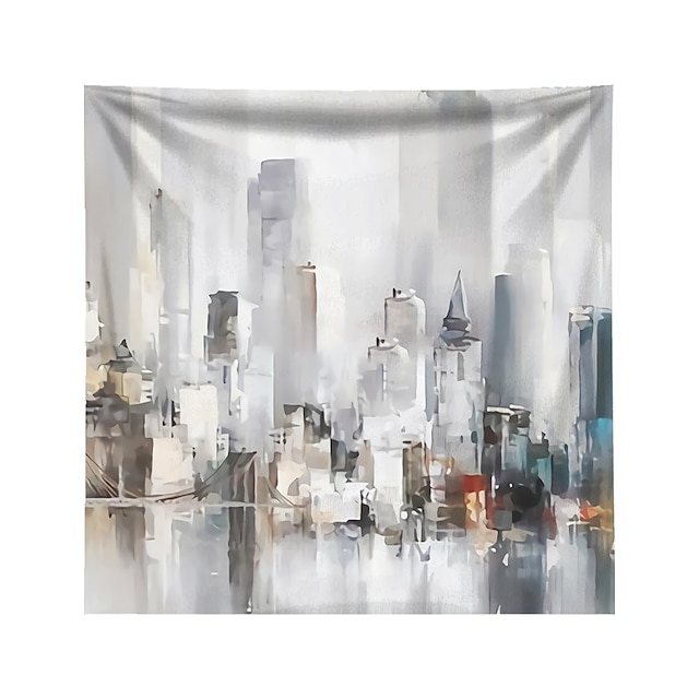 Home & Garden Home Decor | Oil Painting Style Wall Tapestry Art Deco Blanket Curtain Hanging Home Bedroom Living Room Dormitory 