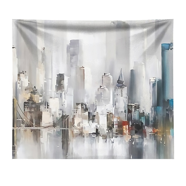 Home & Garden Home Decor | Oil Painting Style Wall Tapestry Art Deco Blanket Curtain Hanging Home Bedroom Living Room Dormitory 